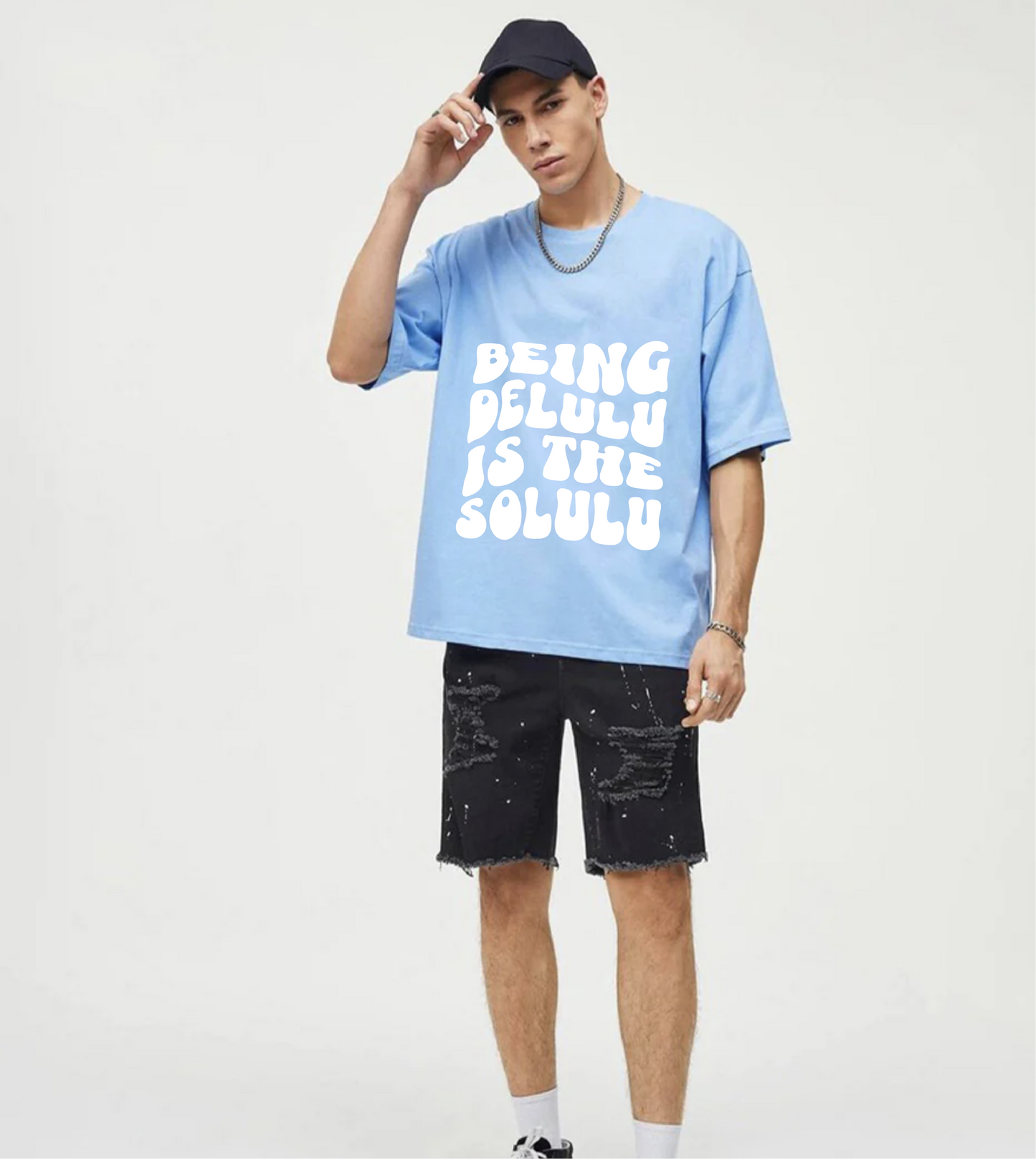DELULU OVERSIZE UNISEX T-SHIRT