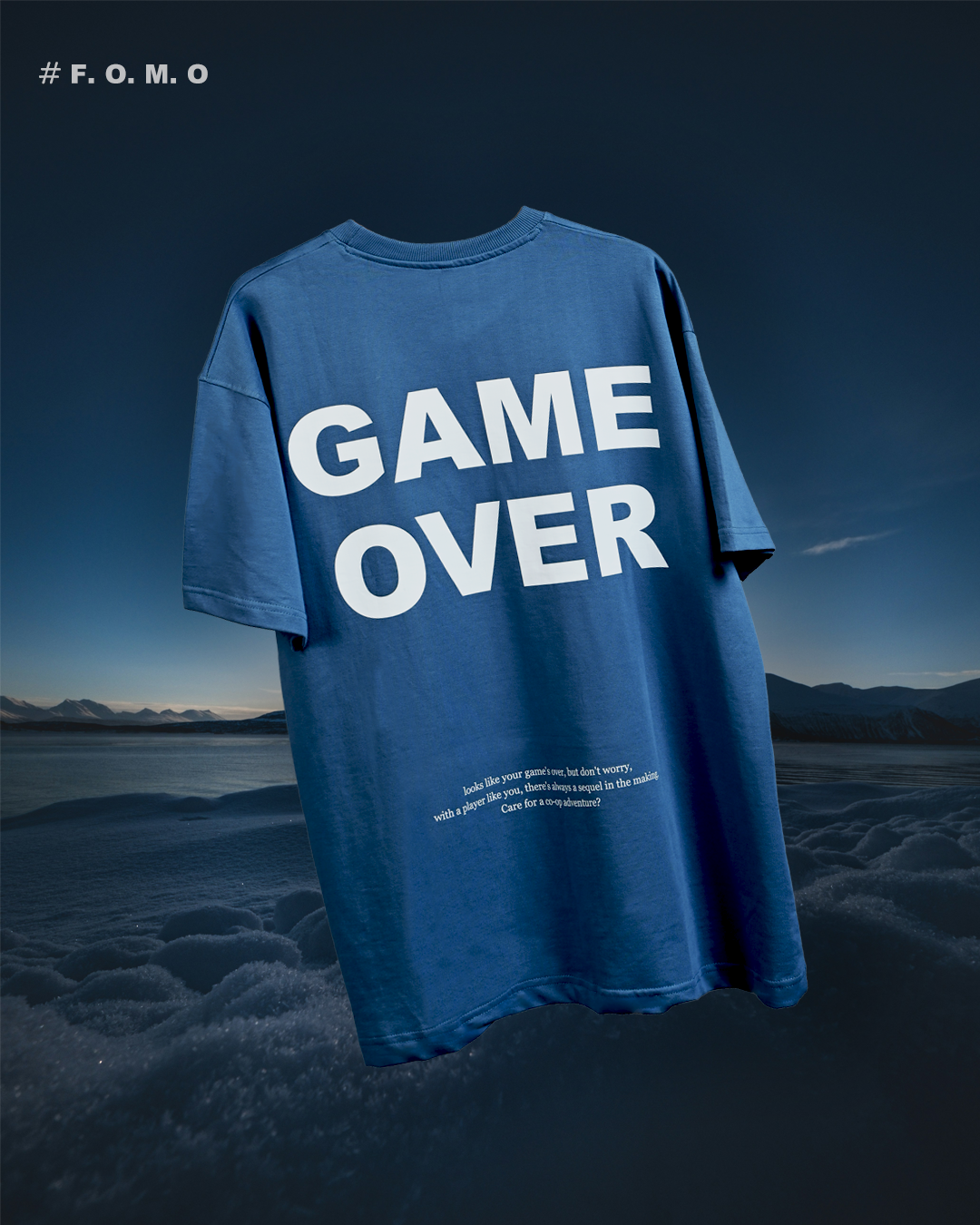 GAME OVER OVERSIZE UNISEX T-SHIRT