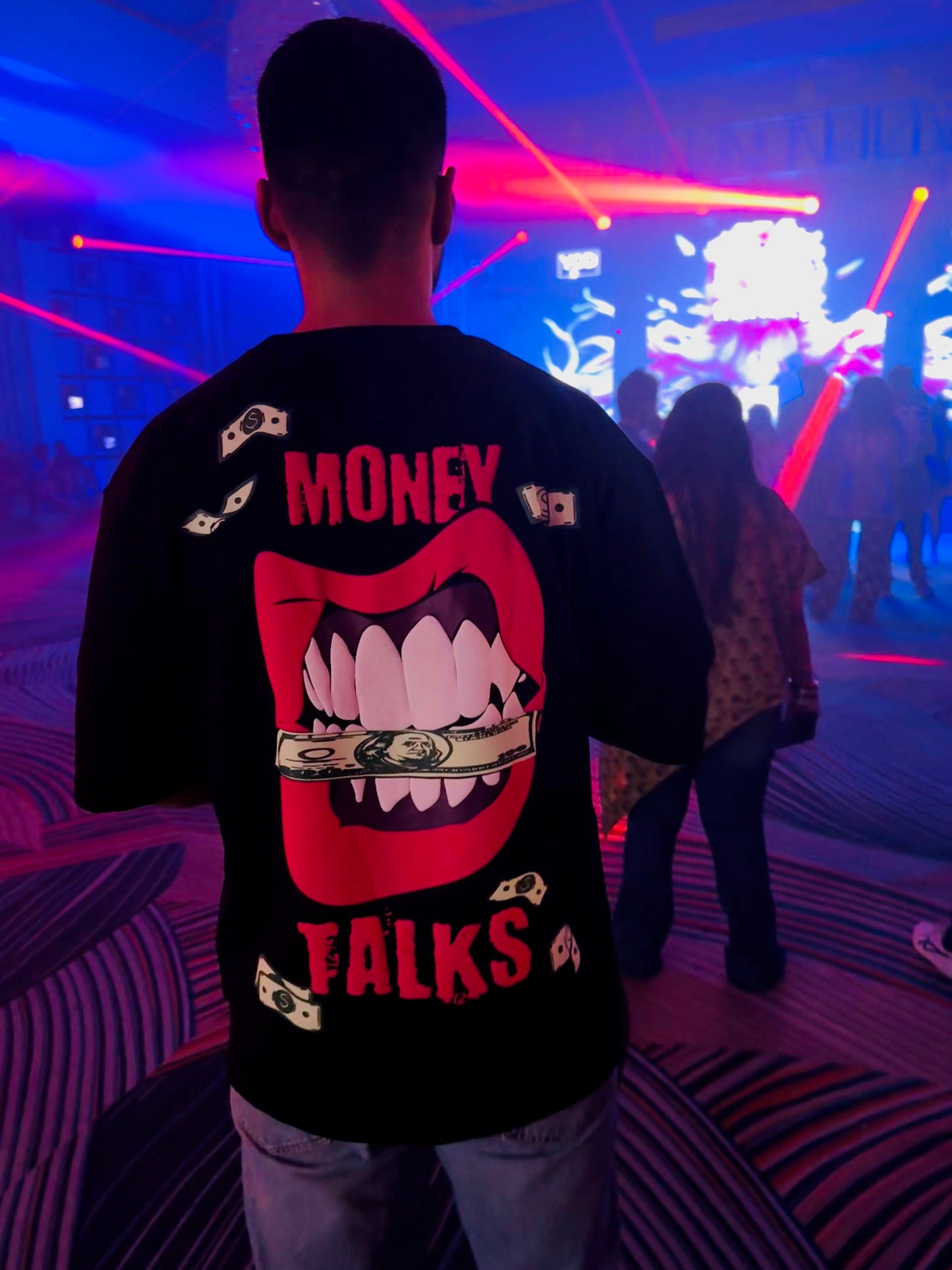 MONEY TALKS OVERSIZE UNISEX T SHIRT