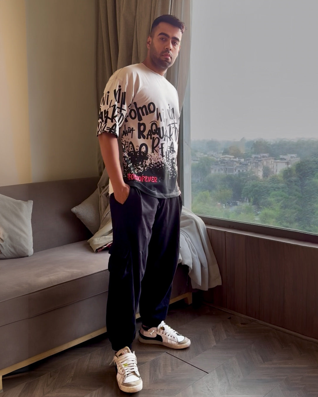 SCRIBBLE UNISEX OVERSIZE T-SHIRT